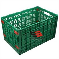 plastic foldable crate/ folding crate 600*400*340mm