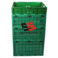 plastic foldable crate/ folding crate 600*500*280mm