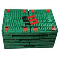 plastic folding crate/ foldable crate 600*500*340