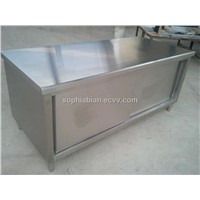 stainless steel commercial kitchen cabinet