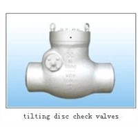 tilting disc check valve