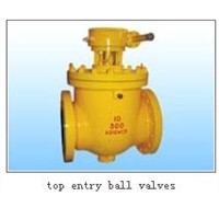 top entry ball valve