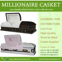 wood &amp;amp; metal casket