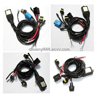 auto hid wire harness double-beam
