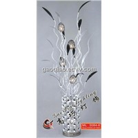 decorative aluminum flower vase  floor  lamp