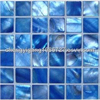 dyed color shell mosaic
