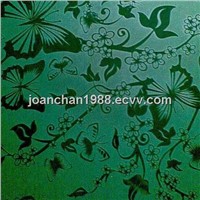 304/316 Decorative Stainless Steel Jade-Green PVD Coating Etching Stainless Steel Sheet