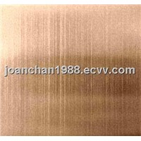 304 Bronze Color Coated Decorative Stainless Steel Sheet