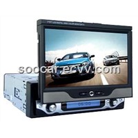 7 inch One Din In-dash Motorized TFT-LCD Monitor/TV