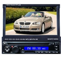 7 inch One Din In-dash Motorized TFT-LCD Monitor/TV DVD player