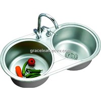 CUPC stainless steel sink washing basin LS8645A