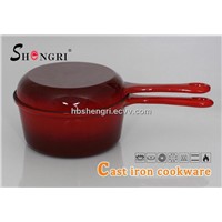 Cast iron enamel multifunction Pot / dual pan
