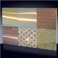 Color Stainless Steel Decorative Etching Finish Stainless Steel Sheet