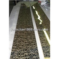 Decorative Series PVD Titanium Plated Etching Finish Stainless Steel Sheet