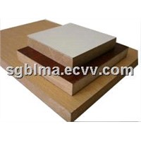 High Quality E1 / E2 18mm Moisture-Proof Plain / Melamined MDF with ISO9001,ISO14001,SGS