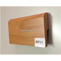 MDF Skirting Board Covered with PVC Grain Foil