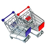 Mini Shopping Cart,Wire Gifts Shopping Trolley / Medium-Sized