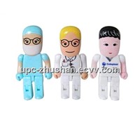 OEM Popular Doctor 3D Gifts USB Flash Device