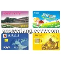 PVC SLE4428/SLE5528 Smart Card  contact ic card