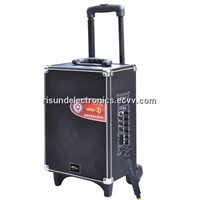 Portable active speaker, rechargeable trolly speaker  B8