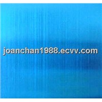 Sapphire Blue Coating Brushed Stainless Steel Decorative Steel Plate