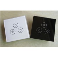 3Gang touch screen wall switch