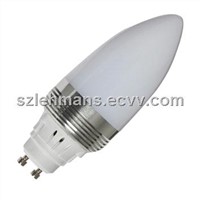 3W LED Candle Light With E27 E14 GU10