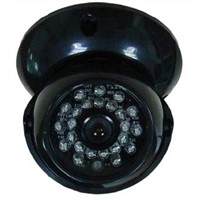 480 TV Lines MAX Resolution Black Plastic Dome Camera with 24 IR LED