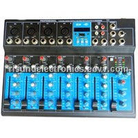 7 channel professional sound mixer console