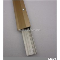 Aluminum End-Cap for Wood Flooring