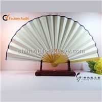 Big Size Bamboo Hand Fan with Customized Design