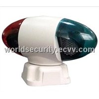 CCTV Security Vehicle-Mounted High Speed Dome PTZ Camera with Alarm &amp;amp; Flashing Light