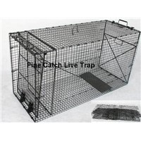 Collapsible Dog Cage Trap Bobcat Trap