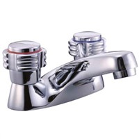 Double Handle 4&amp;quot; Basin Mixer (Basin Tap Basin Faucet) Ceramic Disc Cartridge