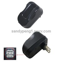 Double USB Home charger for ipad  double usb charger  iphone charger ipad charer