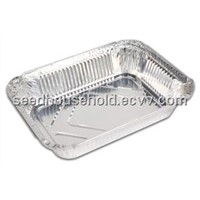 Food packing aluminium foil container AF1027