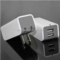 Griffin PowerBlock USB dual travel charger iphone 5charger  ipad charger double usb chrger