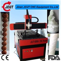 Hotsale Cheap Cylinder Engraving CNC Router With Rotary Axis (JCUT-6090A)