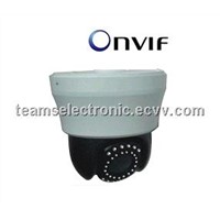 IP High Speed Dome Cameras,480 TV Lines Day/Night, IR Range 30m,10X Optical Zoom