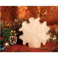 LED wax snowflake candle /Christmas gifts
