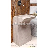 Marble free standing wash basin LD-F095