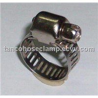 Mini American type hose clamps