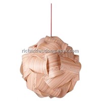 Modern crystal wood pendant lamp LBMP-BLQ400