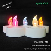 Multiple Flameless Color Flame Candle