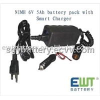 Ni-Mh 6v 5ah Video Camera Battery Pack