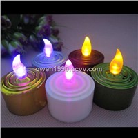 Newest high-tech led blowing off tea light candle