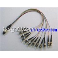 Optical Fiber Pigtail (MPO-ST 12 cores)