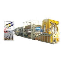SJBG Series HDPE insulation, protection pipe production line (vacuum method)