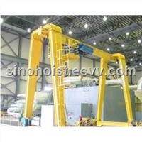 Single girder gantry crane with hoist