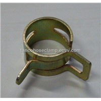 Spring hose clamp